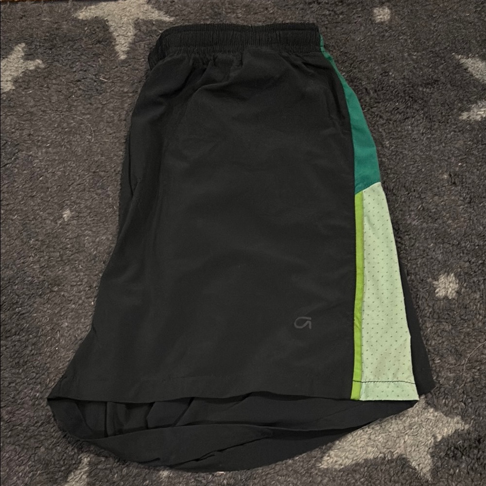 Gap Fit Navy and Green Running Shorts